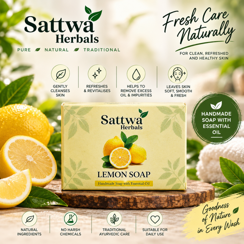 Sattva Herbals Lemon Soap