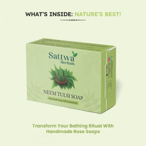 Sattva Herbals Neem Tulsi Soap