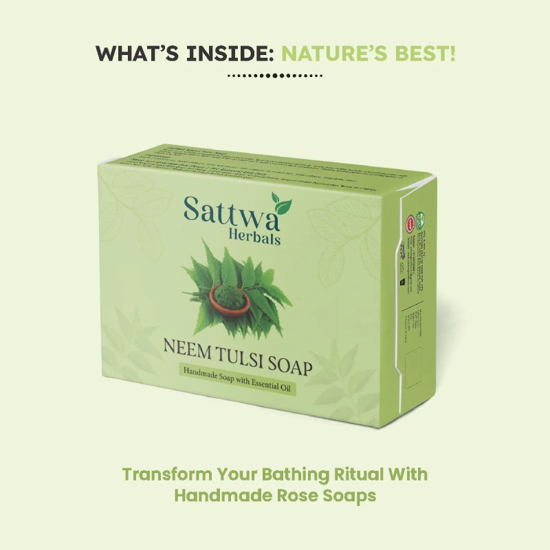 Sattva Herbals Neem Tulsi Soap