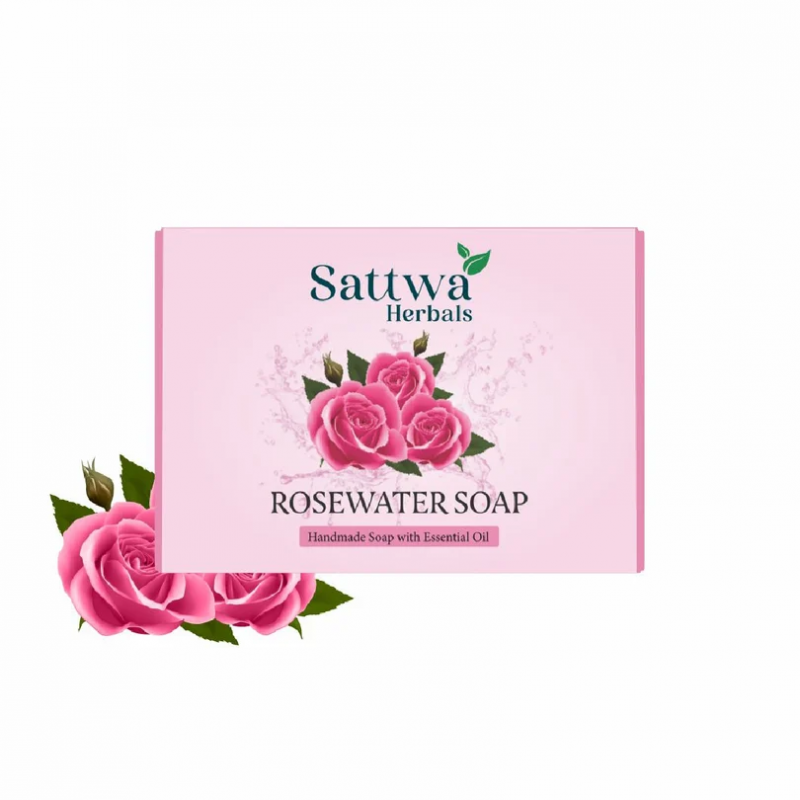 Sattva Herbals Rosewater Soap