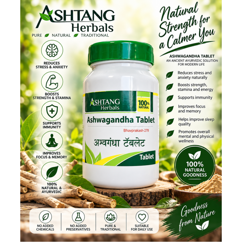 Ashtang Herbals Ashwagandha tabletten