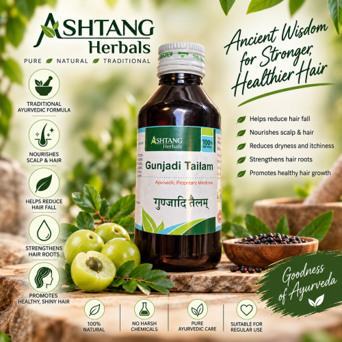 Ashtang Herbal Gunjadi Tailam