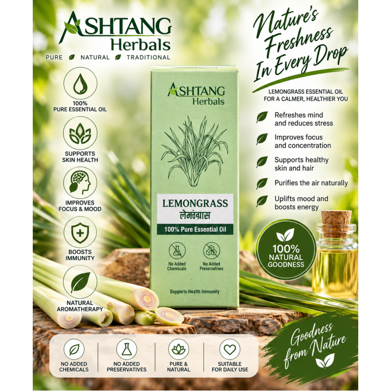 Ashtang Herbals Citroengras olie