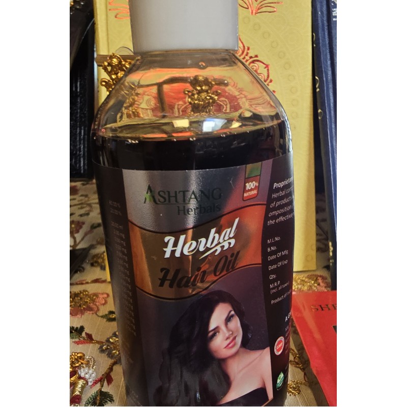Ashtang Herbal hair oil - Thick healthy and long hair Bottle Ashtang Herbal hair oil - Thick healthy and long hair Bottle