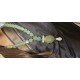 Jade licht smaragd stenen - schelp parels - groene jade ketting 