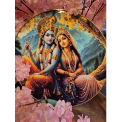 Radha Krishna – Blauwe hemel