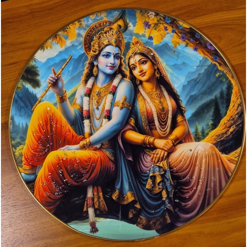 Radha Krishna – Blauwe hemel