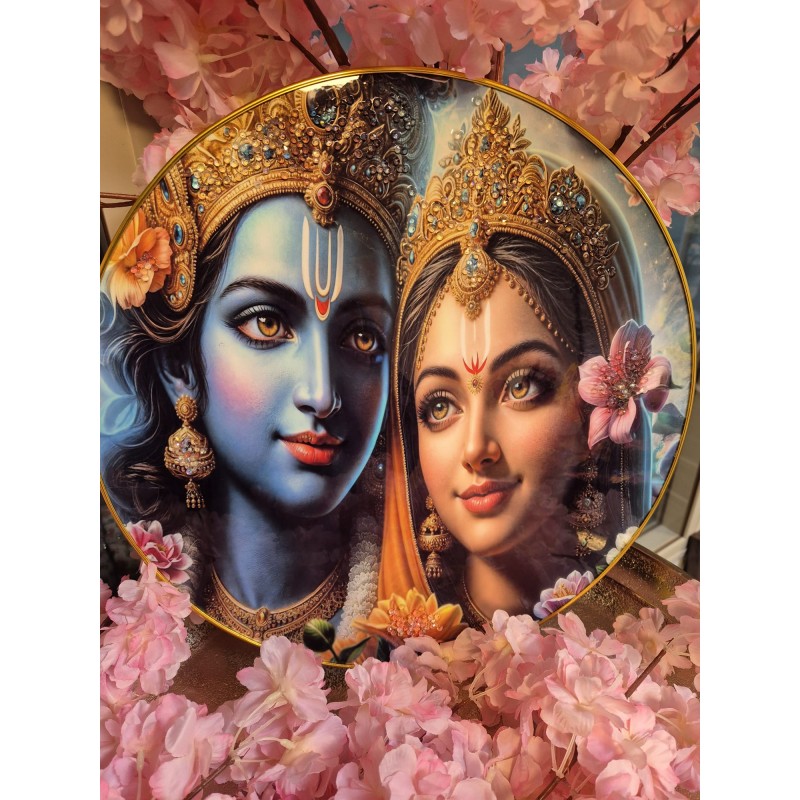 Hemelse Blik – Radha Krishna Portret Hemelse Blik – Radha Krishna Portret